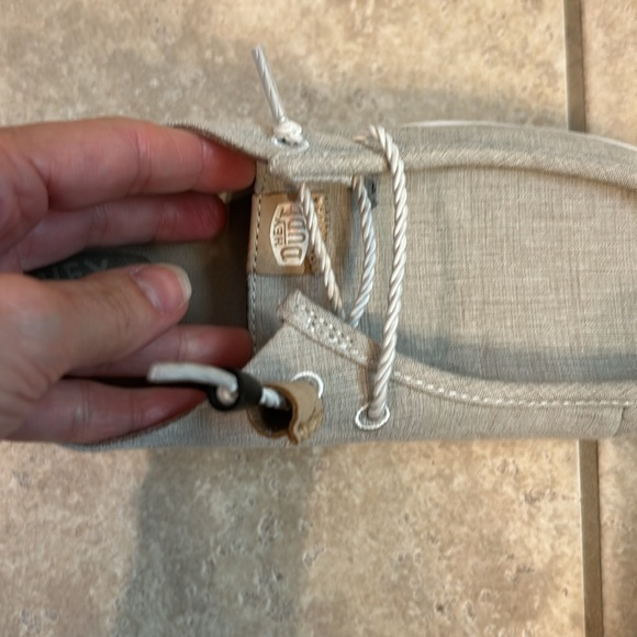Hey Dude Wendy Peak Woven Casual Shoes Natural Sz 7 - Picture 5 of 5